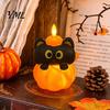 LED Night Light for Party Cute Halloween Ghost/Pumpkin Desktop Decoration, Battery Durable Plastic Operated Nursery with Warm Glow Home Decor