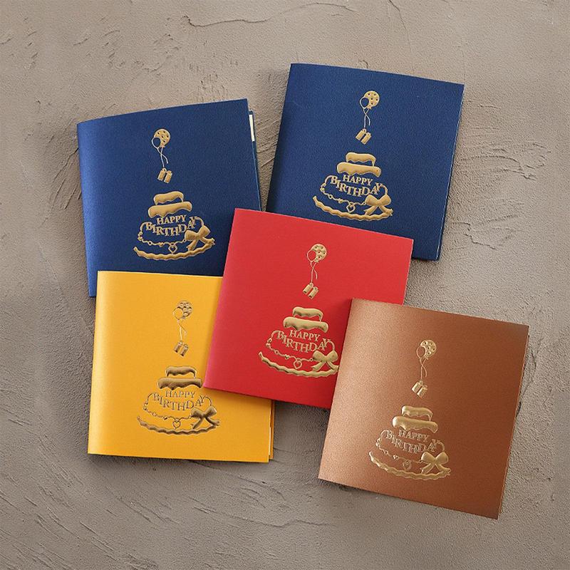 Birthday Card Music Light Greeting Card With Up Birthday Cake Happy Birthday Postcards Gift For Mom Wife Sister Boy Girl Friends