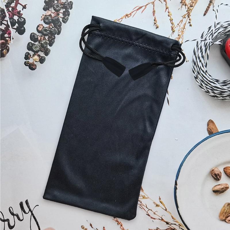 10Pieces Soft Cloth Dustproof Sunglasses Bag Microfiber Dust Storage Pouch Glasses Carry Bag Portable Eyewears Pouch