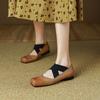 Factory straight pig nose shoes women's 2025 spring new full leather inside and out retro style ballet shoes secret