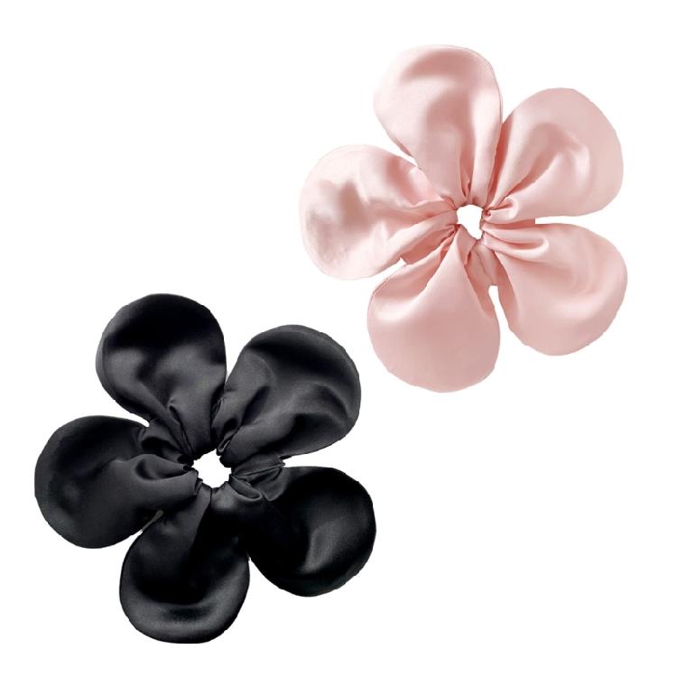 

Oversized Flower Hair Scrunchie for Women Extra Large Elastic Ponytail Holder 1
