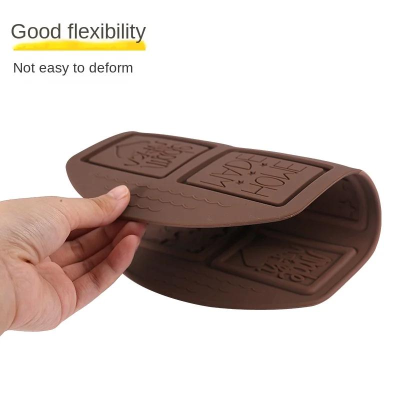1pc Food-grade Silicone Chocolate Mold Home Homemade Baking Cake Chocolate Star Alphabet Tool