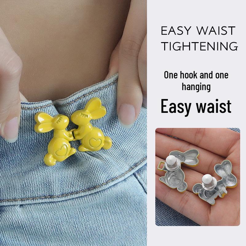 Detachable No-Sew Waist Cinching Buckles: Adjustable from Large To Small