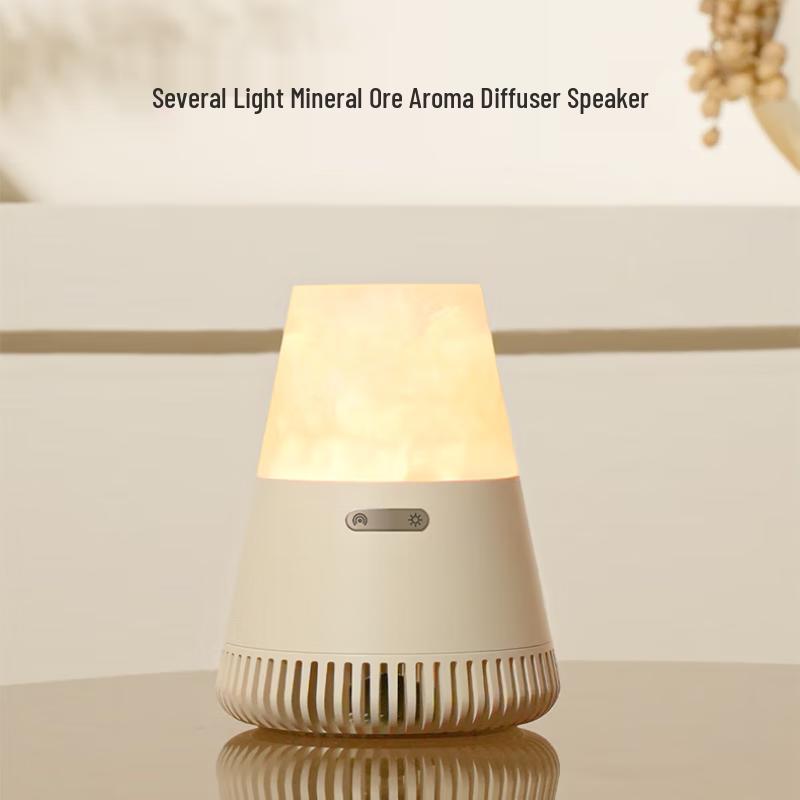 Giclight Mineral Stone Aromatherapy Speaker Night Light CN Plug (adapter Included)