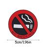 Car Stickers Silicone Styling Round Red Sign Decal Universal Auto Motorcycle Wall Interior Accessories