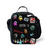 Stilvolles und lustiges dreiteiliges Rucksack-Set für Kinder mit geometrischen Mustern