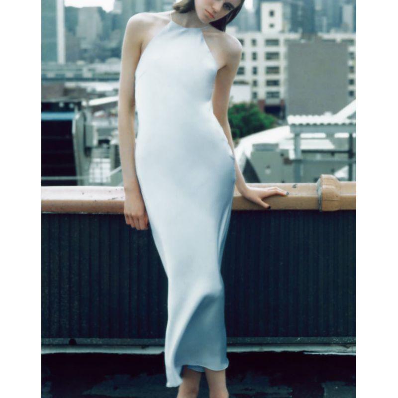 Spring New Arrival Open Back Evening Long Dress Sling Silk Satin Texture Dress 7904371 7904331