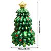 Inflatable Christmas Tree Aluminium Foil Balloon Inflatable Green Christmas Tree  Outdoor Holiday Yard Decoration Green Baubles