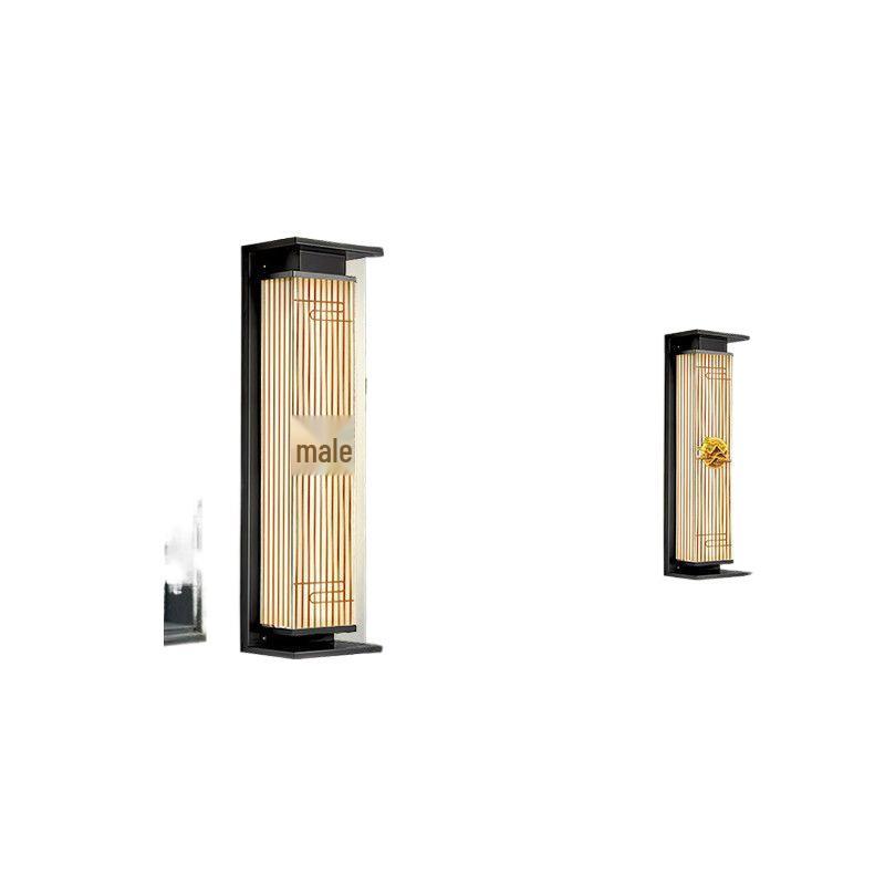 Luxury Chinese Style Solar Waterproof Wall Lamp: Up & Down Outdoor Light for Garden, Balcony, or Villa.