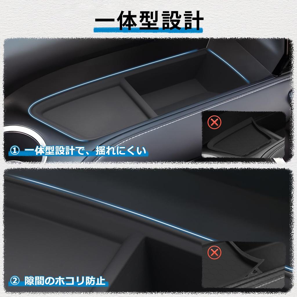 Mozan Compatible with Toyota Noah Voxy 90 Series Passenger Seat Open Tray Storage Box Glove Box VOXY NOAH 90 Storage Tray Car Storage Box Center
