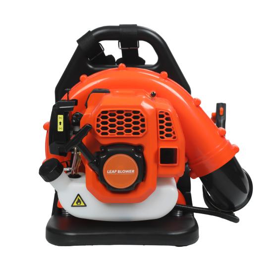 52CC Gas Backpack Leaf Blower, 2-Stroke Engine 550CFM Commercial-Grade Dust Blower, Patio Cleaning Lawn Care Yard Work Landscaping Snow Removal
