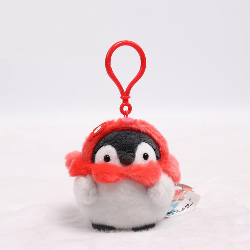 Toy Plush Penguin Keychain Pendant Stuffed Doll Cartoon Kawaii Decor Backpack