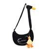 Tote bag canvas bag bag female personality creative duck single new funny cute ugly duck student crossbody shoulder bag