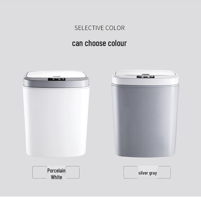 16L Smart Sensor Trash Can with Automatic Lid for Kitchen, Living Room, Bedroom, or Bathroom