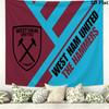 West Ham United FC Wall Tapestry Aesthetic Wall Hanging Printed Fabric Blanket Decorative Tapestries for Bedroom Living Room Home Decor