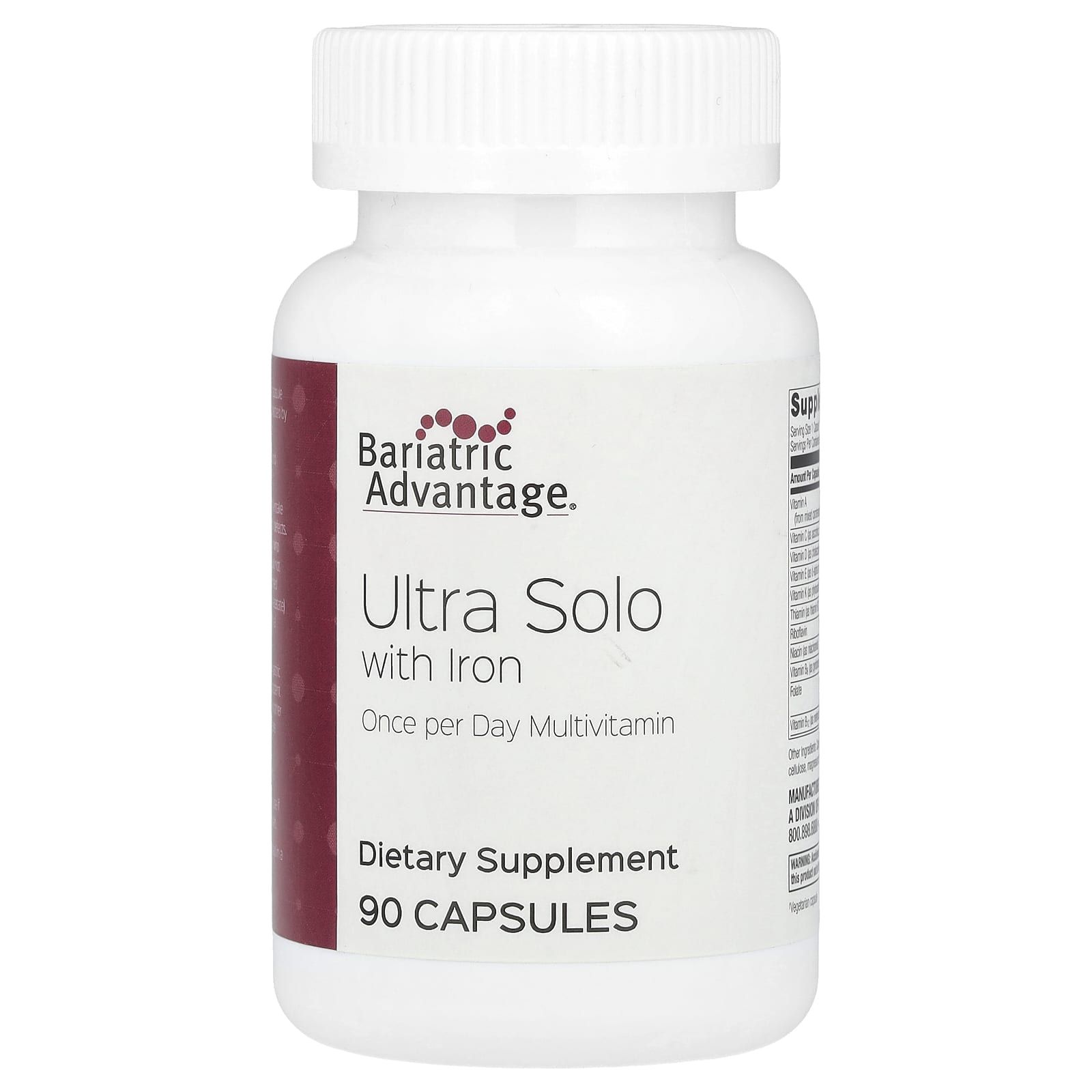 

Ultra Solo, with Iron, 90 Capsules