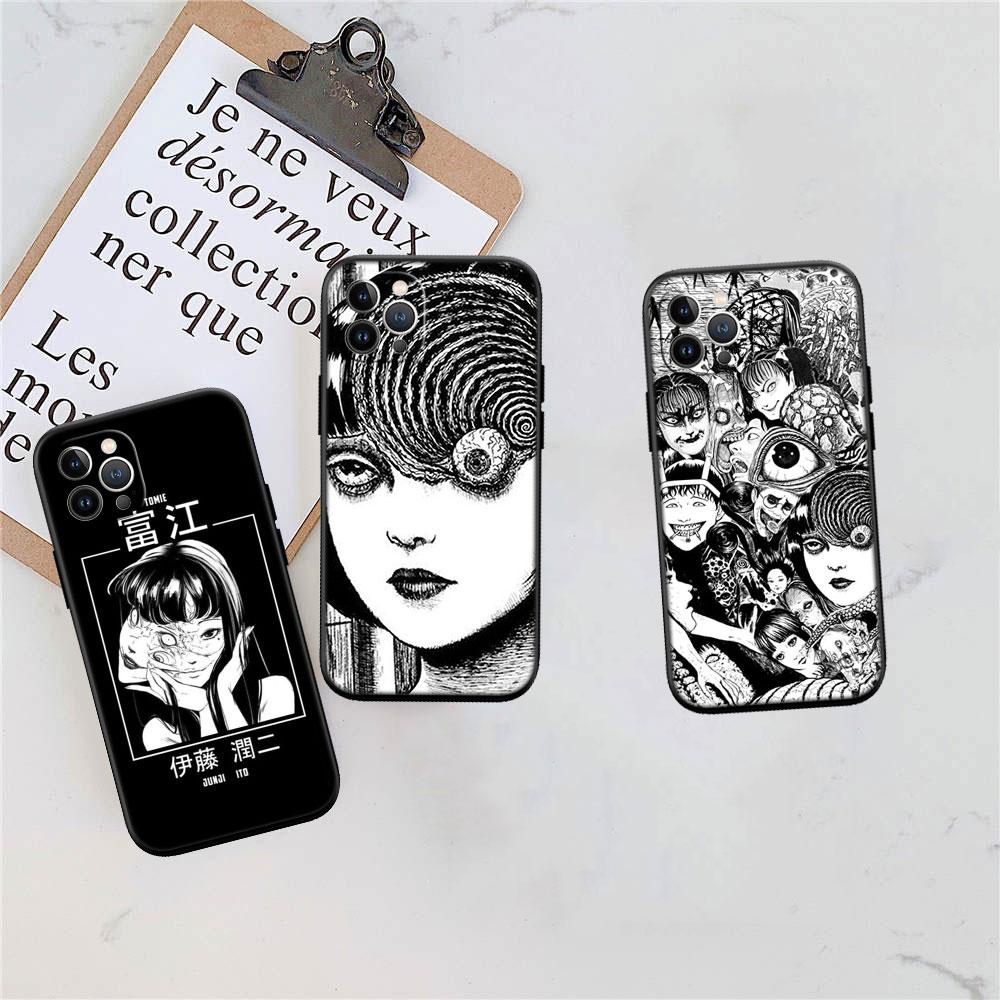 BF75 Junji Ito Tomie Soft Shell Phone Case for Redmi Note 13 14 Pro+ Plus A3 A3X 13X 13C 13R 14S 14C 14R