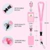 With Breakaway Lanyard Retractable ID Badge Holder Rope Retractable Access Control Set  Chest Tag