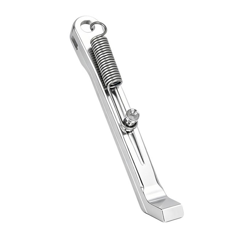 Cnc Aluminum Alloy Motorcycle Side Stand Rust Proof Long Lasting Spring For Motorbike Parking Replacement Daily Maintenance