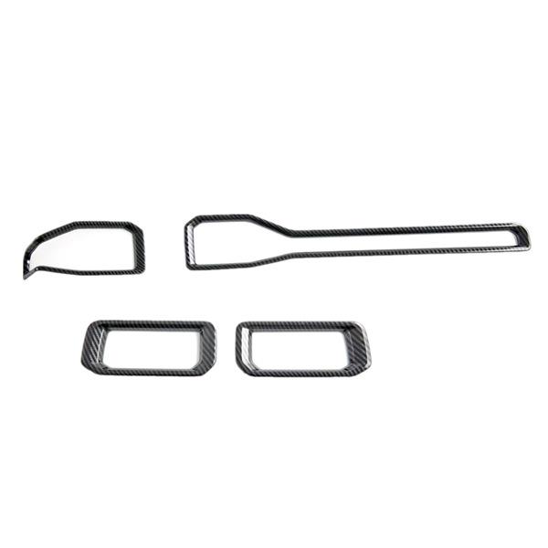 

Carbon Fiber ABS Air Vent Covers: Front & Middle, 4 Colors Standard