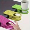 2pcs Creative Home Desk Cup Holder Edge Cup Coaster for Office Computer Desk Convenient And Practical Perfect As an Office Gift