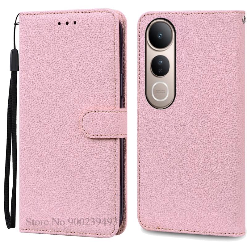 For Vivo V50 Lite Case Leather Wallet Flip Cover For Vivo V50 Lite 5G Case Stand Book Phone Cover Coque Fundas Shell