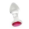 Anal Stimulator Easy To Use Portable Glass Sturdy Prostate Massager Butt Stimulator Plug for Female