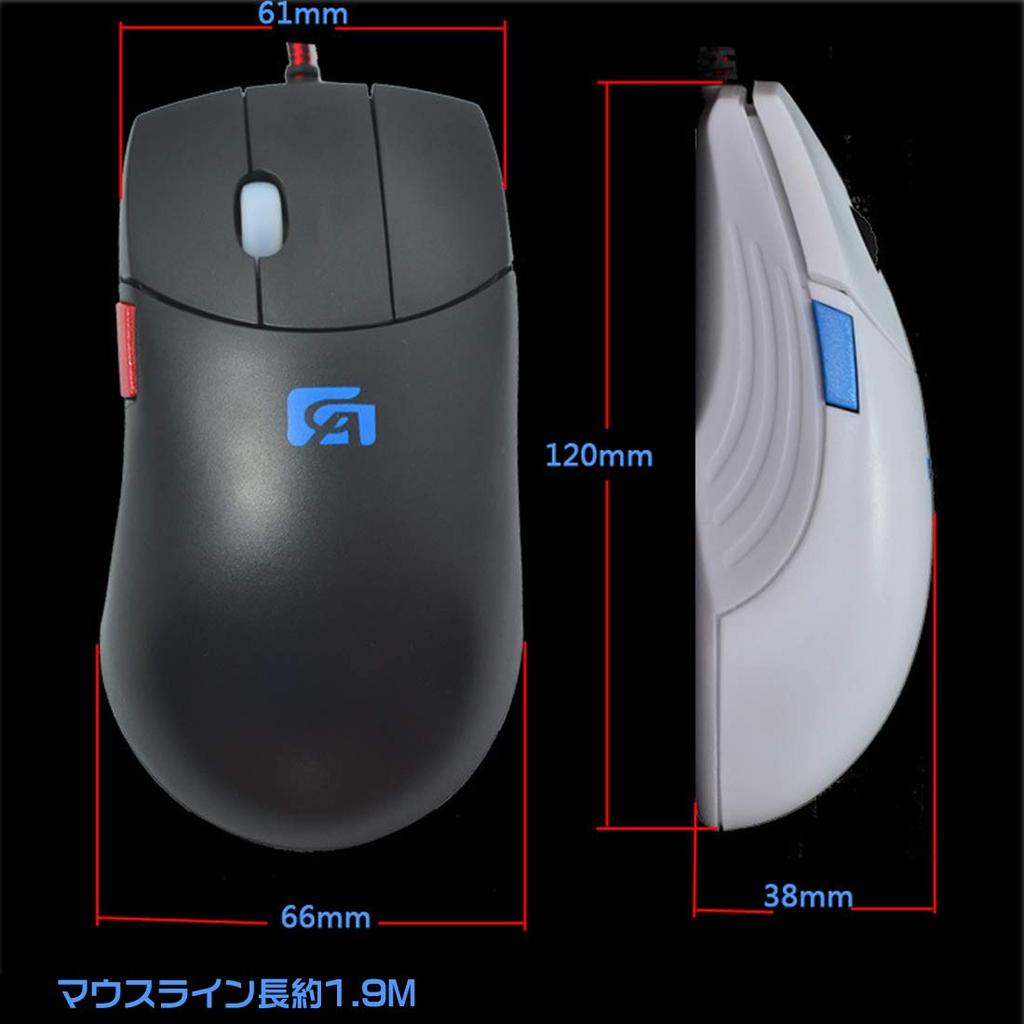 Topsky 5-Button Wired Mouse with 4 DPI Modes, 1200-3200 DPI, High Precision, Adjustable Buttons, Independent Scroll Button, Custom Macro Definition,