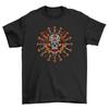 Gothic70 Skull Print T Shirt Spooky And Stylish Rock This Funny With An