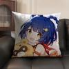 Xiangling Genshin Impact Cushion Cover Natural Linen Organic Fabric DoubleSided Printing Sofa Home Decor Gift Pillow Case