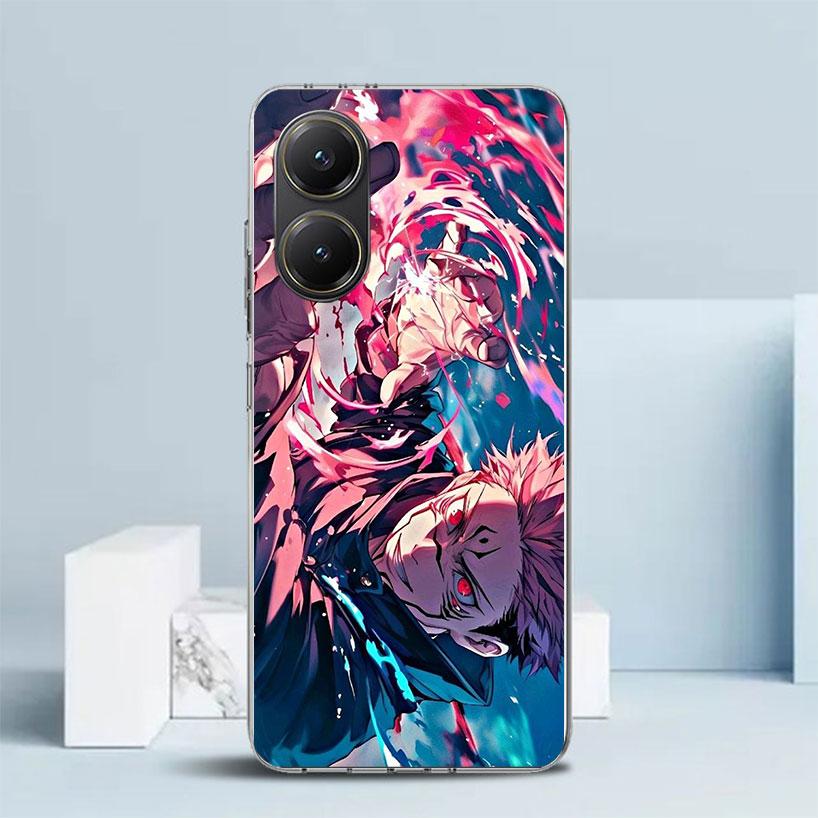 Kaisen J-Jujutsu Ryomen Sukuna Phone Case For Xiaomi Poco F7 Ultra X5 X6 X7 Pro M7 Redmi 15C 15 13C 13 12C 12 10C 10 10A 9 9C 9A