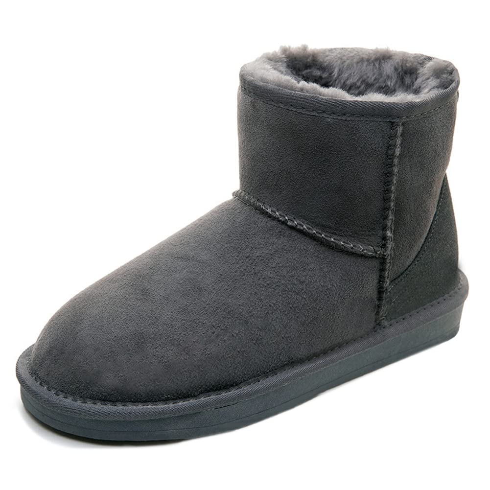 

Sheepskin Snow Cold with Fleece Snow Boots for Plus Sizes [YFS] Men s Boots, Short/Long Boots, Waterproof, Non-Slip, Weather, Warm, Lightweight,