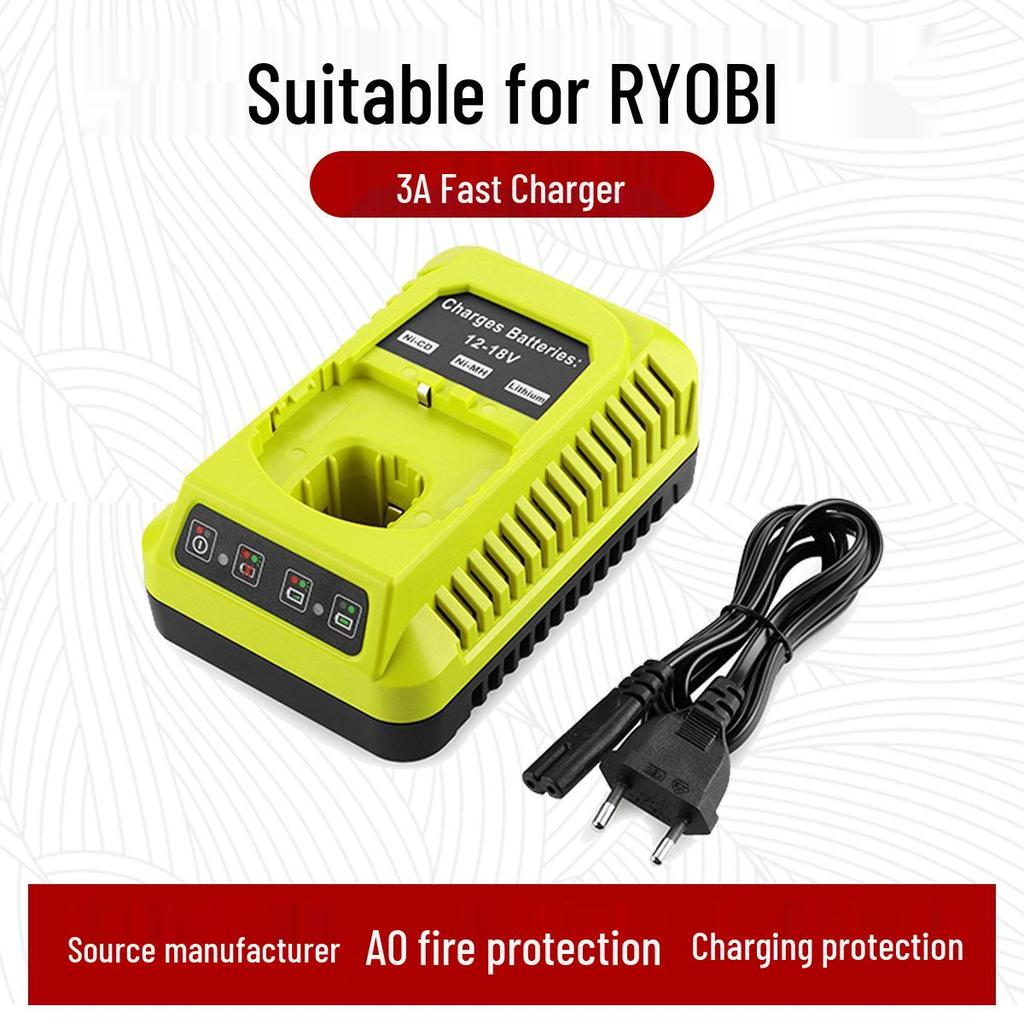 Compatible Charger for RYOBI 12V-18V Ni-Cd/Ni-MH/Lithium Batteries (Model P117)