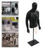 Professional Adjustable Male Dress Form Mannequin with Metal Stand - Floor Standing Display for Tailoring Fitting Sewing Design