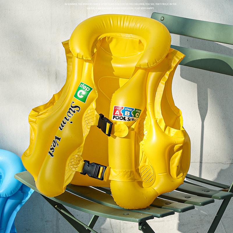 Cartoon Steering Wheel Baby Swimming Seat Ring: Anti-Rollover Underarm Float for Infants and Toddlers
