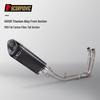 Titanium Alloy Exhaust Pipe Set for Chunfeng 450SR Motorcycle, Non-Destructive Install