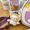 Cute Cat Face Single Shoulder Bag Pu Material Crossbody Purse For Daily Use