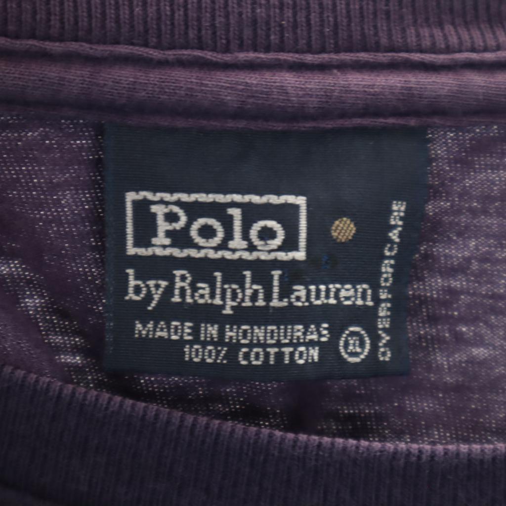 Polo by Ralph Lauren Kurzarm T-Shirt XL Lila Herren Gebraucht