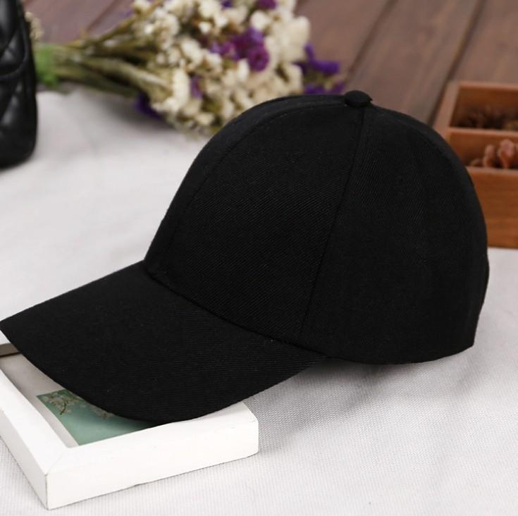 Plain Color Baseball Cap For Women Men With Adjustable Fit Sun Protection Summer Accessory