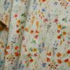 50x145cm Cotton Fabric with Abstract Floral Oil Painting Print, Daisy Wildflower Pattern Cotton Cloth for DIY Sewing Curtain