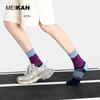 MEIKAN Unisex Baumwollsocken mit geteilter Zehe, mittelhoch, für Radfahren & Laufen
