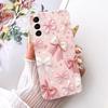 Clear For Samsung S21 Plus Case SM-G996B Aesthetic Luxury Cute Fashion Flower Funny Painted Casing For Samsung Galaxy S21+ Cover