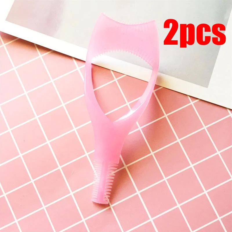 1/2/3 Stück 3 in 1 Wimpernwerkzeuge Mascara-Schutz Applikator Schutzkarte Wimpernführung für Beauty Kosmetik Make-up Werkzeug