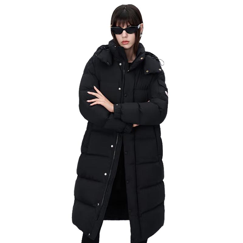 

Jinyujie Unisex Thickened 90% Duck Down Long Puffer Jacket XS (under 60kg)