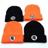 Anime  Embroidered Knitted Beanie Hat, Men Women Winter Outdoor Motion Ski Warm Wind-Resistant Beanie Hats