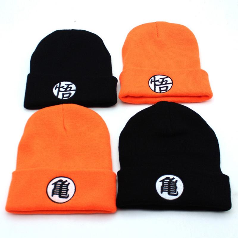 Anime Embroidered Knitted Beanie Hat, Men Women Winter Outdoor Motion Ski Warm Wind-Resistant Beanie Hats