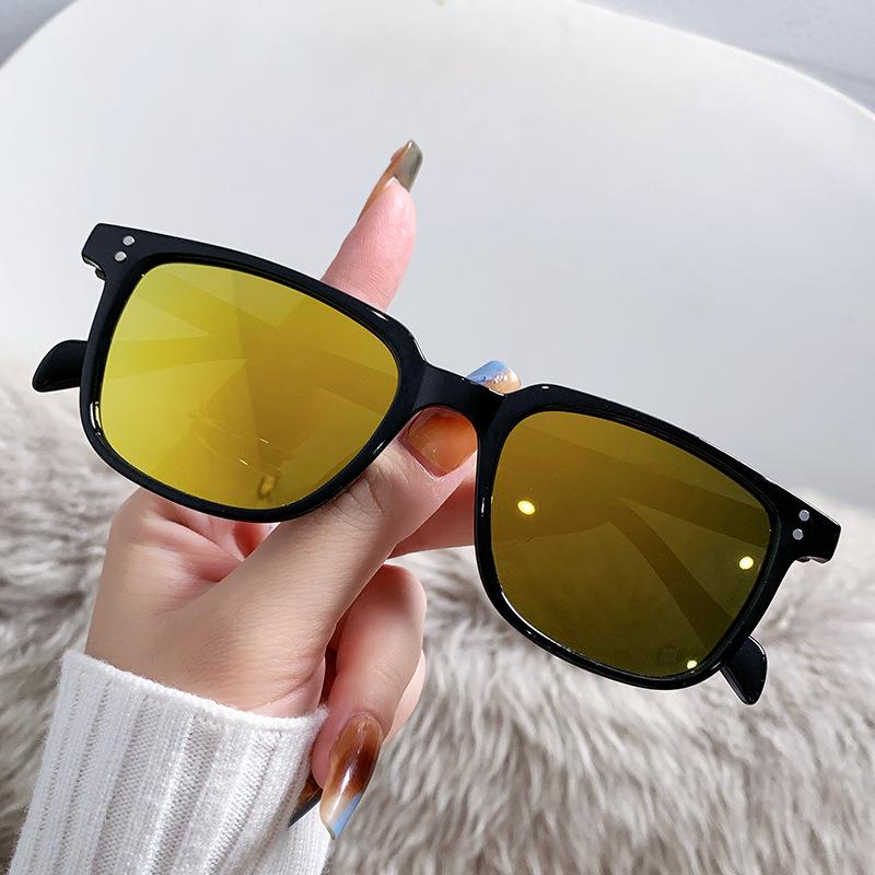 New Vintage Fashion Sun Protection Sunglasses For Men Square Shades Retro Rectangle Glasses Womens Trendy Shades