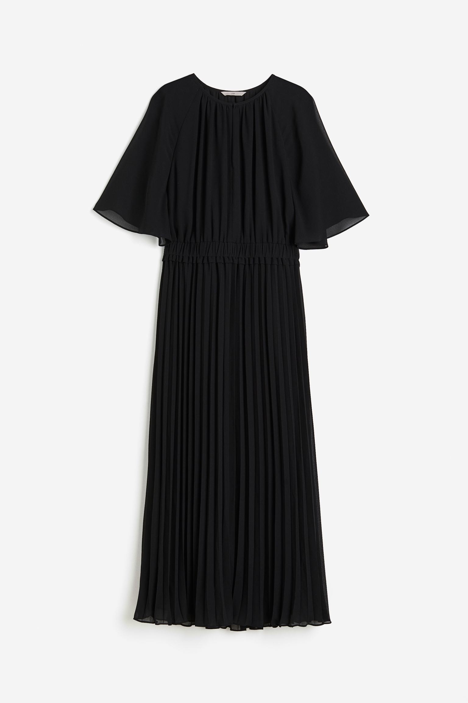 

Pleated chiffon dress