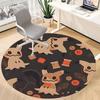 1pc Ghostly Sewing Office Round Area Rug, Indoor Mat Suitable For Office, Under Office Chairs Bedroom Living Room Home Decor, Room Deco 022