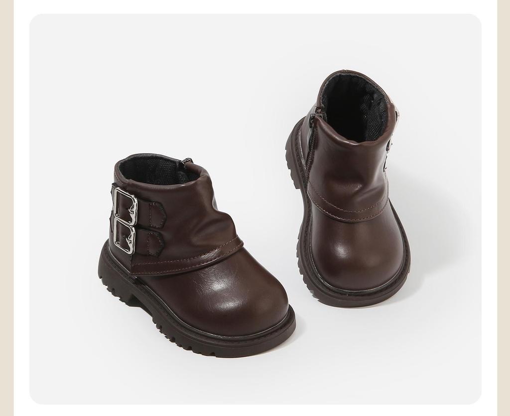 Wintermode für Mädchen Prinzessin Lederstiefel - Bequeme & Stilvolle Kleinkindschuhe